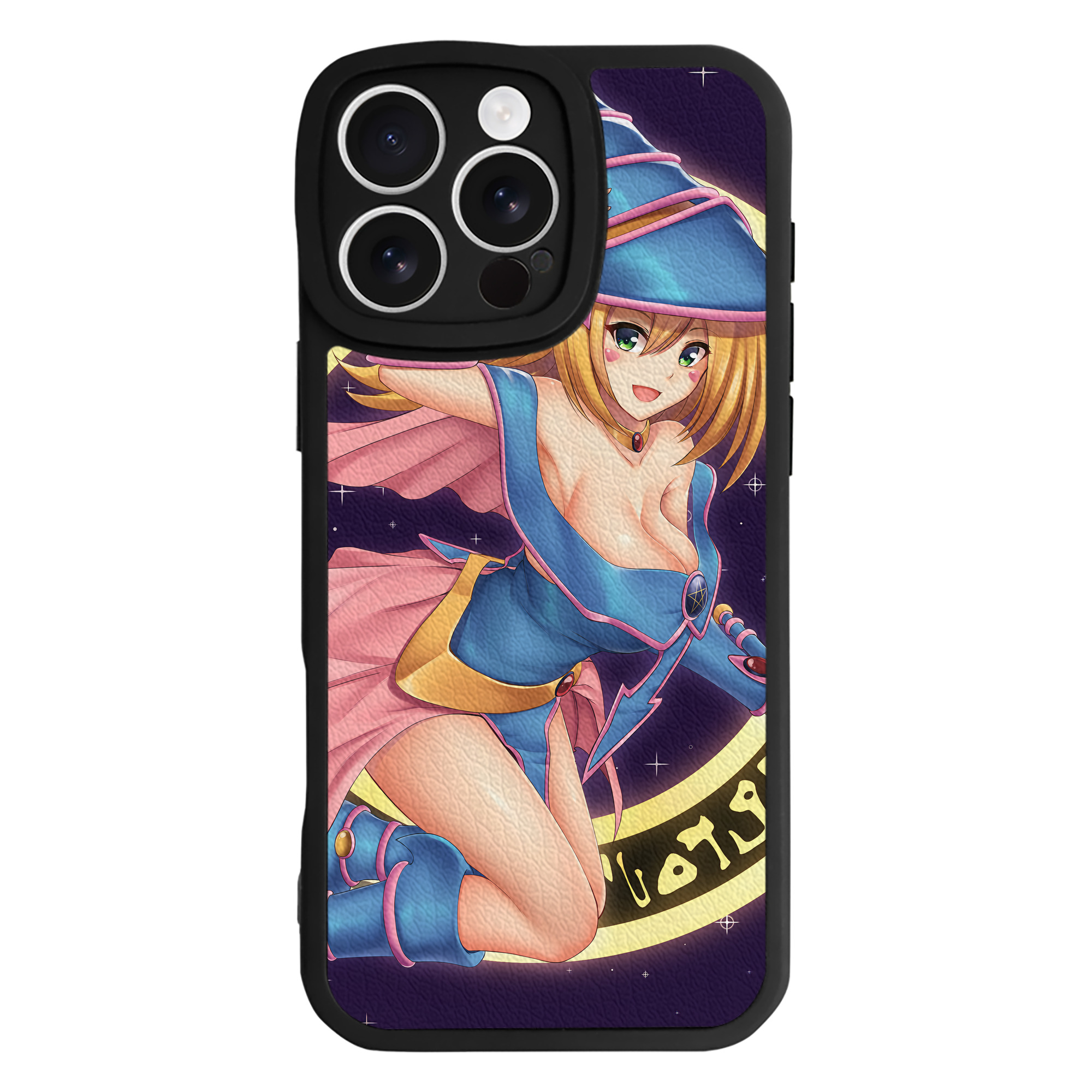 （画像用） 遊☆戯☆王 Yu-Gi-Oh! 【iPhone 16シリーズ対応】シリコンスマホケース（レザー調） 材質：シリコン